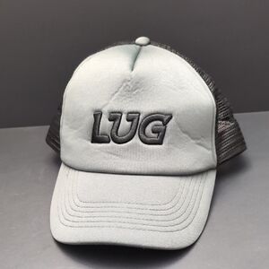 Lug,Two-tone Gray Mens Mesh/Snapback Trucker Hat.